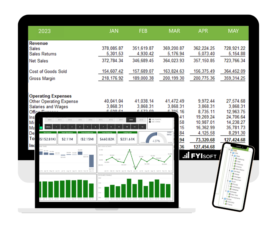 financial reporting software