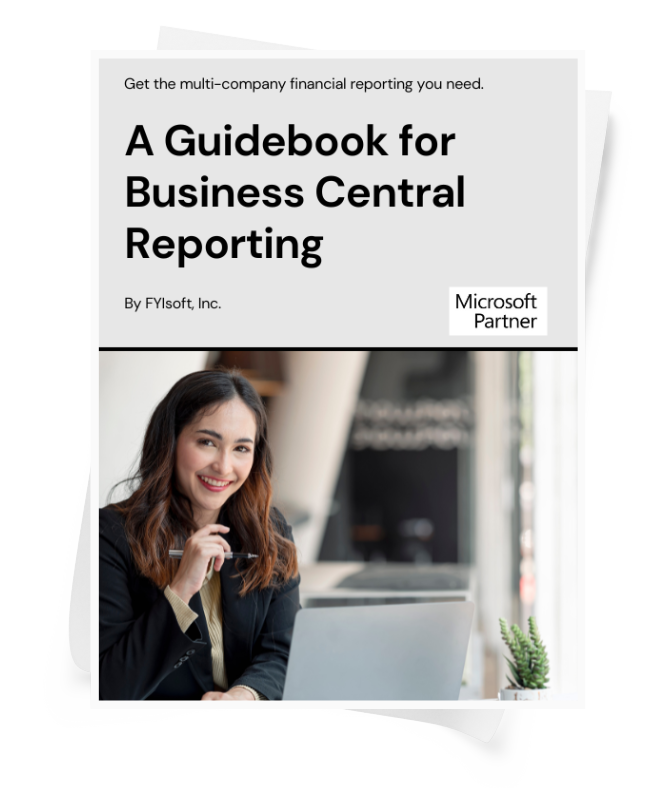 Guidebook Business Central Reporting Cover