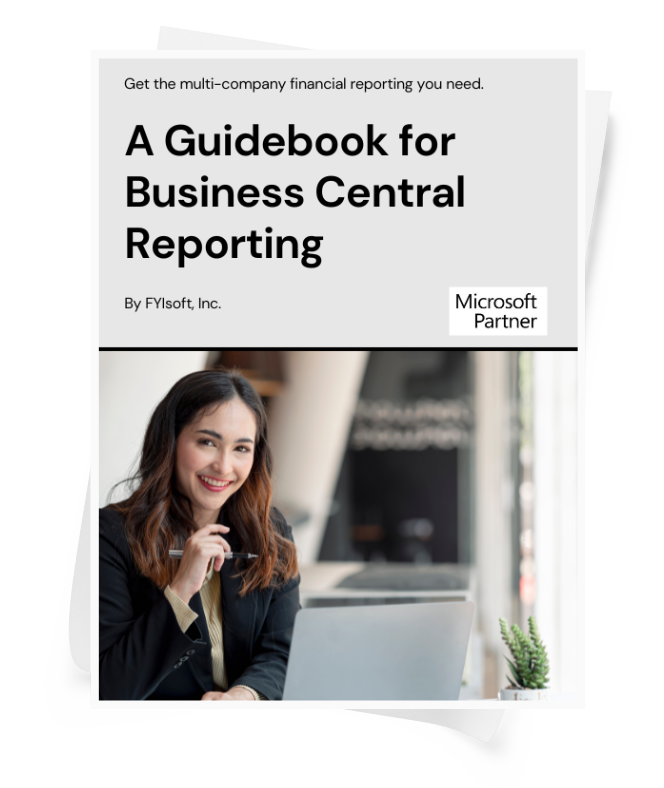 Guidebook Business Central Reporting Cover