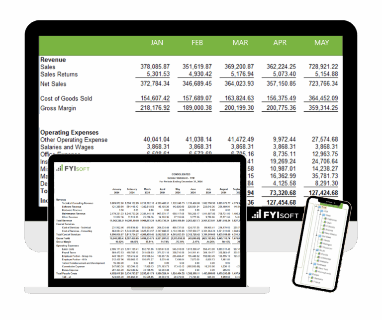 Financial Reporting Software for Your ERP - FYIsoft