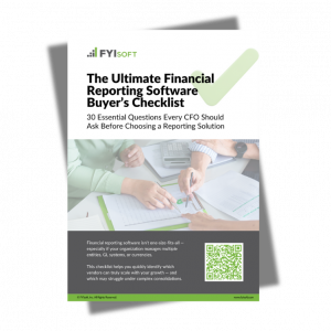 The Ultimate Financial Reporting Software Buyer's Checklist, Cover